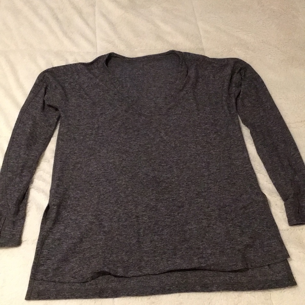 Grey Lululemon long sleeve